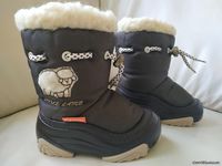 Зимняя обувь. Ботинки Demar Llittle-lamb b (Литл ламб б) коричневый