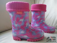 Детские резиновые сапоги Демар Сердца. Twister Lux Print C